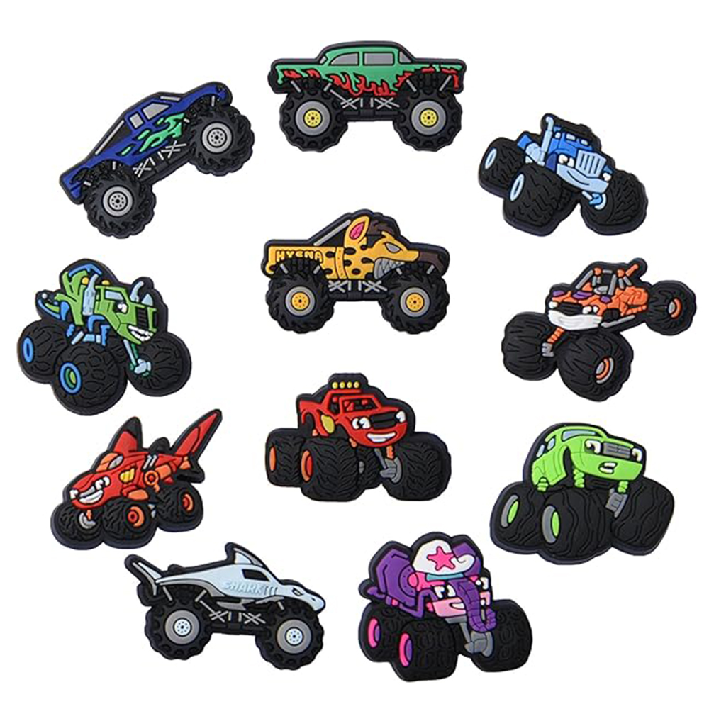 Women'S Accessories For Crocs - 11 pçs carros dos desenhos animados