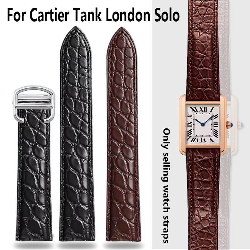 Women'S Accessories Cartier - Pulseira de crocodilo 16 18 20