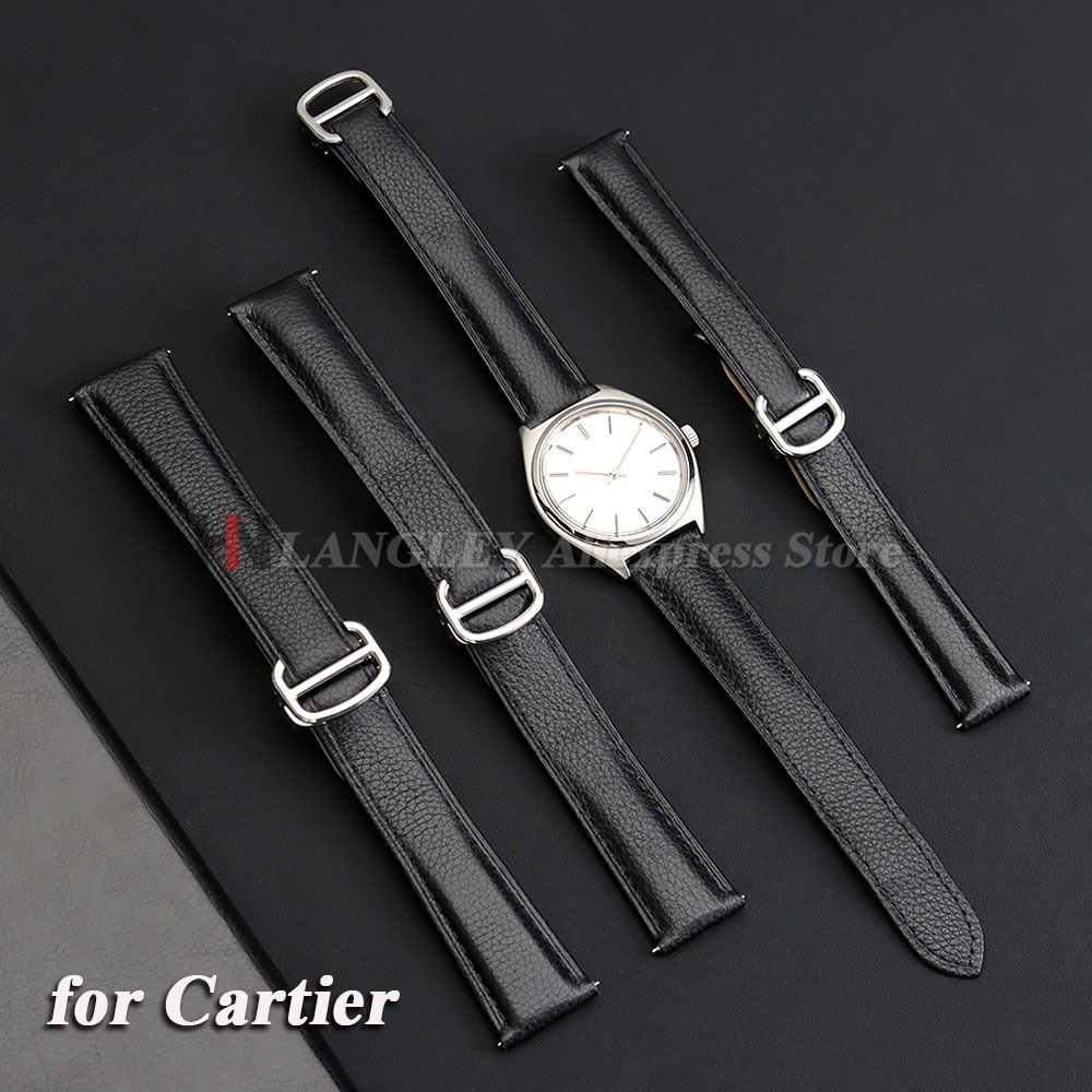 Women'S Accessories Cartier - Pulseira de relógio de couro genuíno