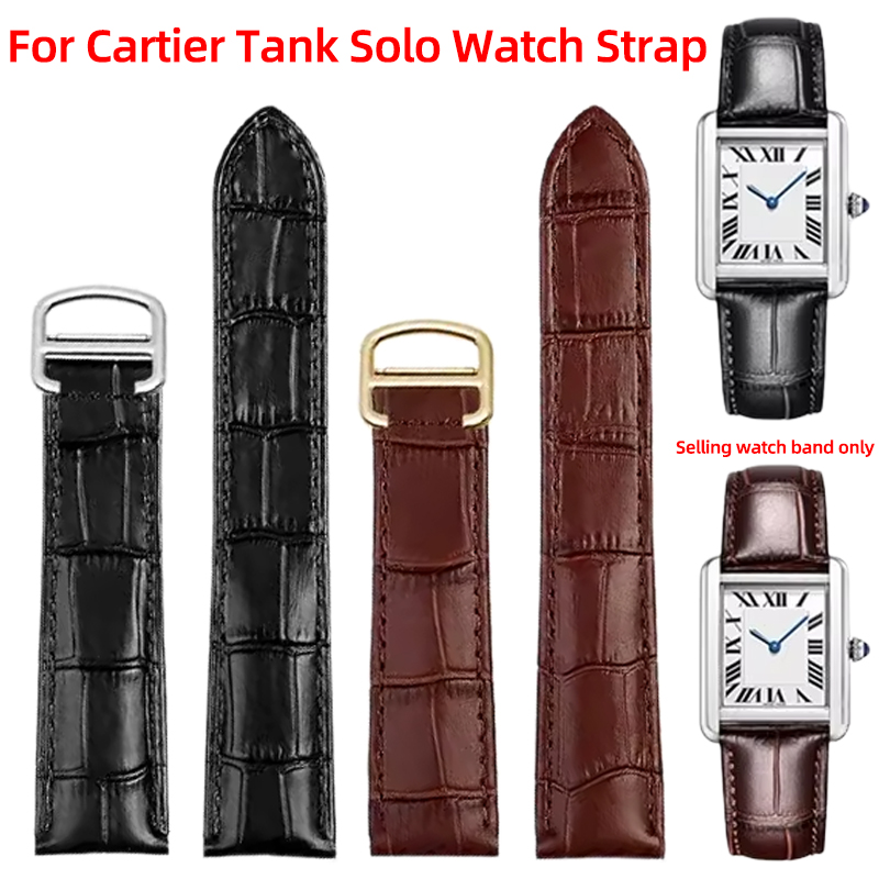 Women'S Accessories Cartier - Pulseira de Couro Genuíno para Relógio