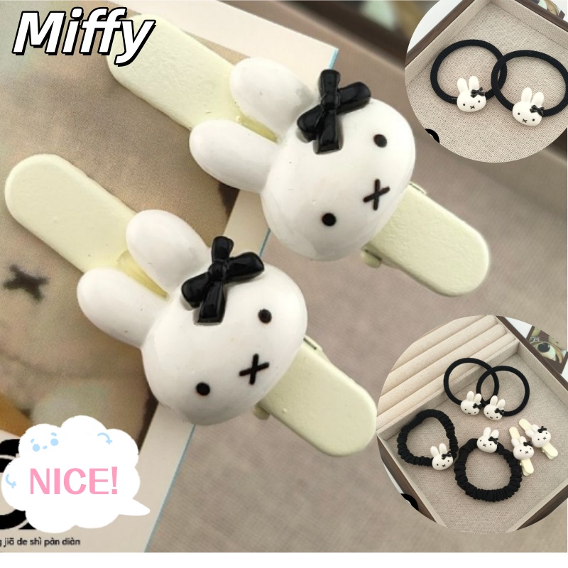 Women'S Accessories List - Laço de Cabelo Fofo Miffy Coelhinha,