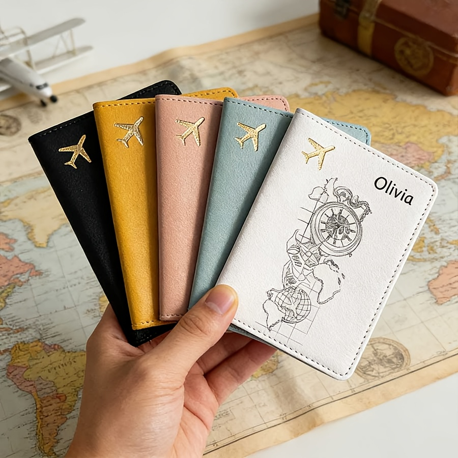 Women Accessories Business Name - Porta-passaporte personalizado com nome e texto,