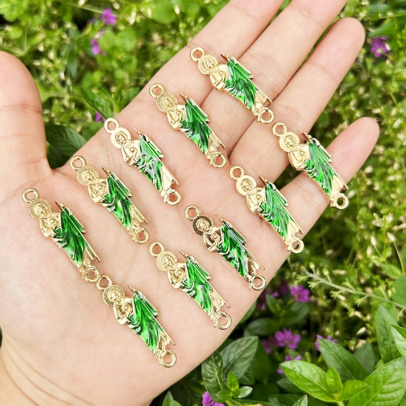 10 pçs verde saint judas pulse - Women Juda Accessories avaliação e preço