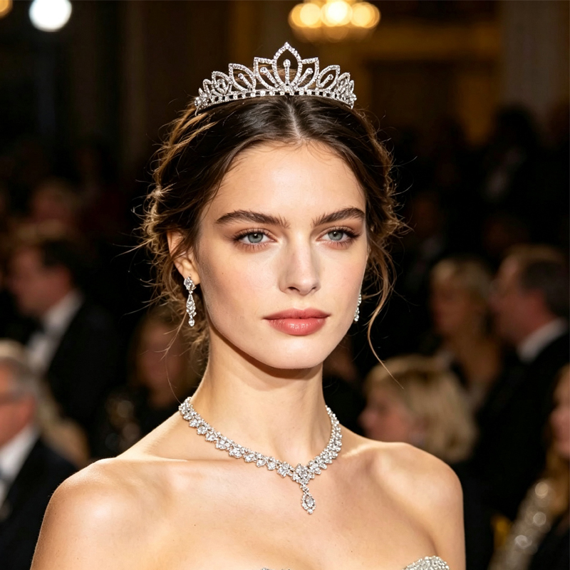 Tiara de Noiva com Coroa de St - Women'S Wedding Accessories avaliação e preço