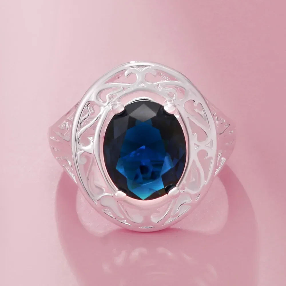 Novos anéis ovais de cristal a - Women'S Affordable Accessories avaliação e preço