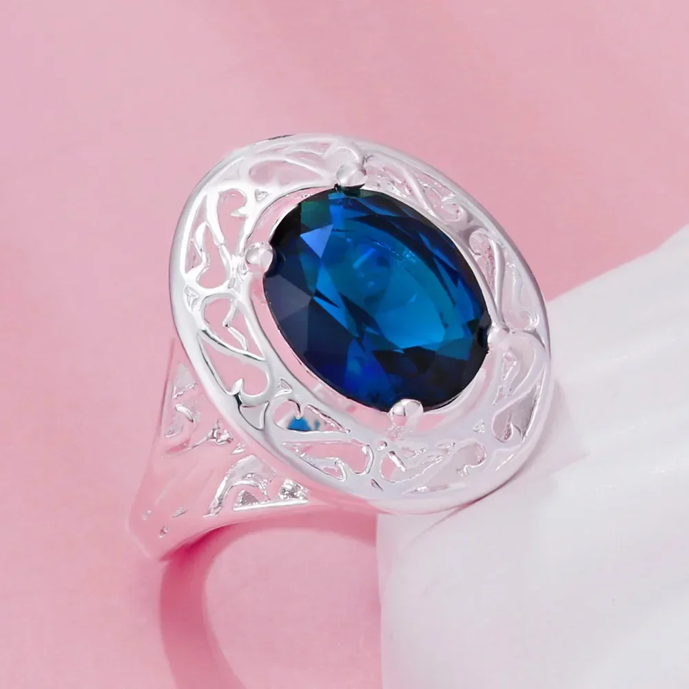 Novos anéis ovais de cristal a - Women'S Affordable Accessories avaliação e preço