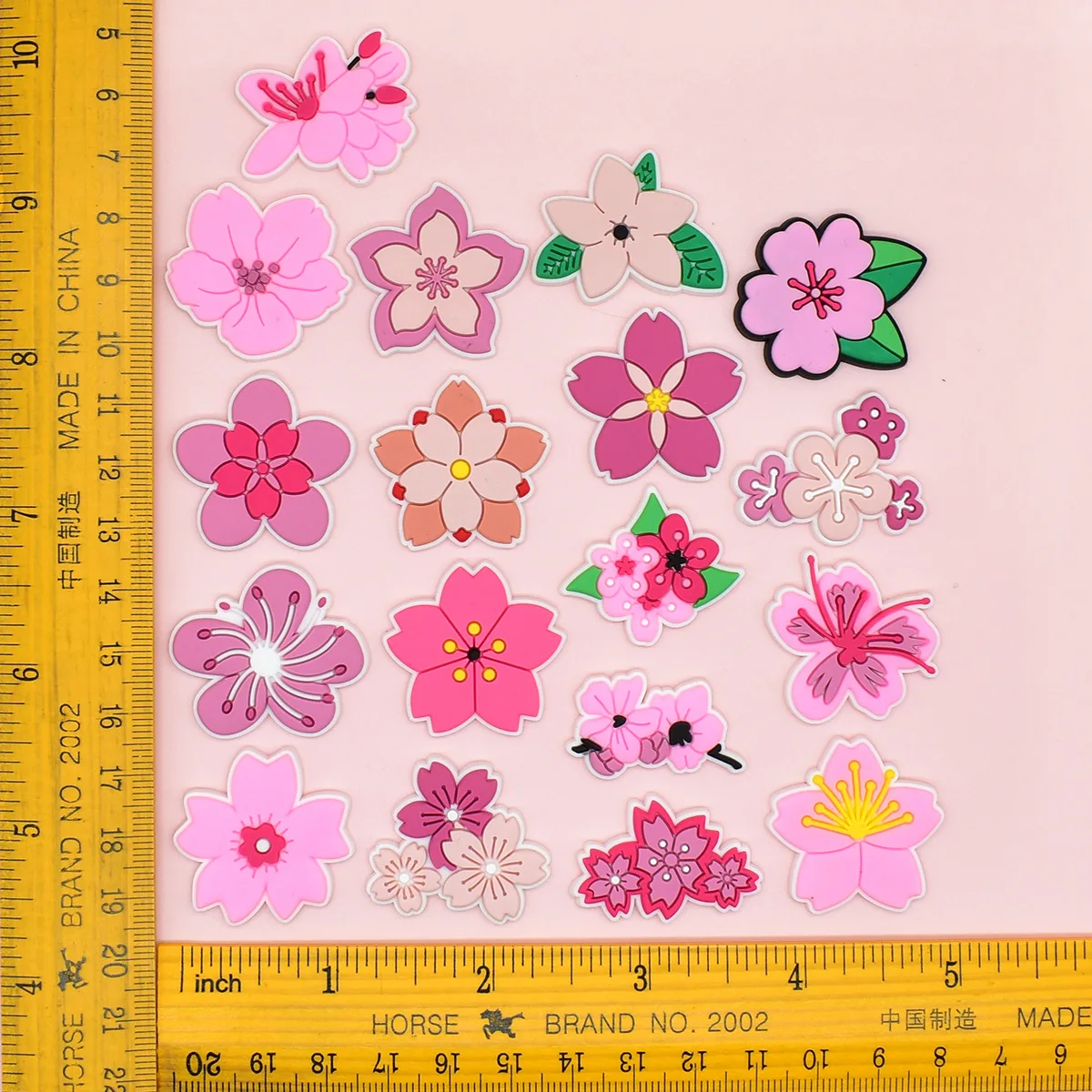 Bonito rosa flor sapato encant - Women'S Accessories For Crocs avaliação e preço