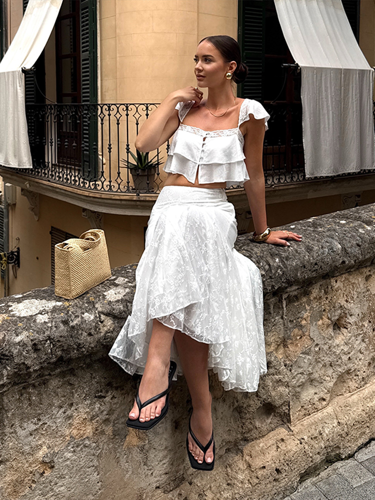 Conjunto de 2 Peças de Moda Ve - Women'S Vacation Accessories avaliação e preço