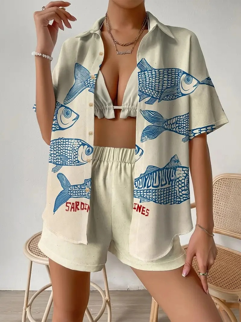 Moda impressão praia férias 2  - Women'S Vacation Accessories avaliação e preço