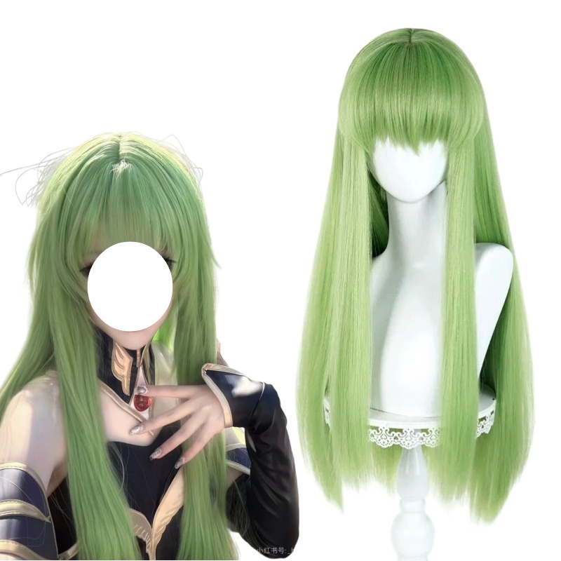 Peruca Verde Longa Sintética p - Women'S Accessories List avaliação e preço