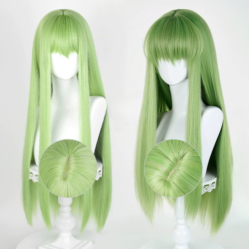 Peruca Verde Longa Sintética p - Women'S Accessories List avaliação e preço