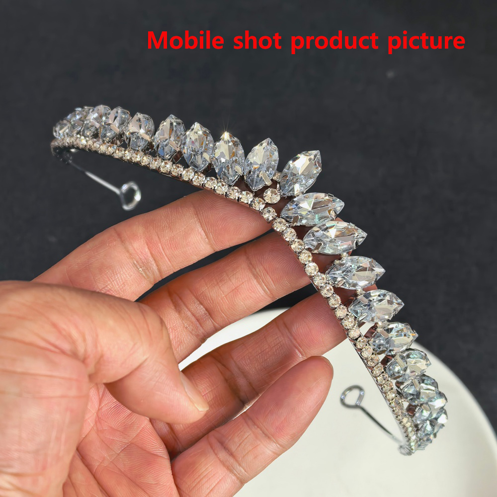 Tiara de cristal minimalista p - Women'S Wedding Accessories avaliação e preço