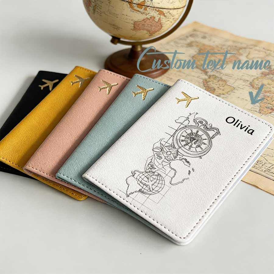Porta-passaporte personalizado - Women Accessories Business Name avaliação e preço