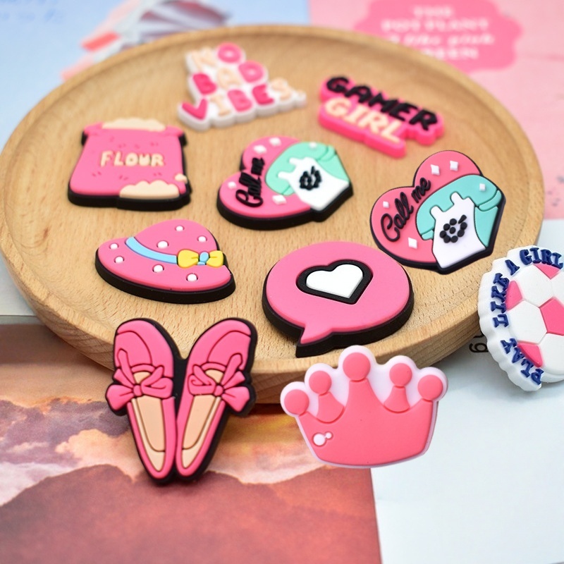16 Peças de Charms Rosa para S - Women'S Accessories For Crocs avaliação e preço